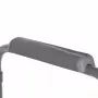 Saliekamā tualetes krēsla ANTAR ar roku balstiem, glabāšanas kasti, tērauda rāmi, regulējams augstums 35–50 cm, maks. slodze 120 kg, pelēks