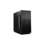 Korpusa DeepCool Matrexx 30 SI Mini Tower — Micro ATX/Mini-ITX, 3x3.5 collu + 2x2.5 collu sloti, 25 cm GPU, 15.1 cm CPU dzesētājs, augšējais barošanas bloks, melns