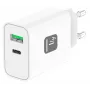 Techly IPW-USB-30WACG universāls sienas lādētājs Balts AC Ātra uzlāde Iekštelpām