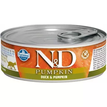 Slapjā barība kaķiem Farmina N&D Pumpkin Duck 70 g maisiņš, pieaugušiem un vecākiem kaķiem
