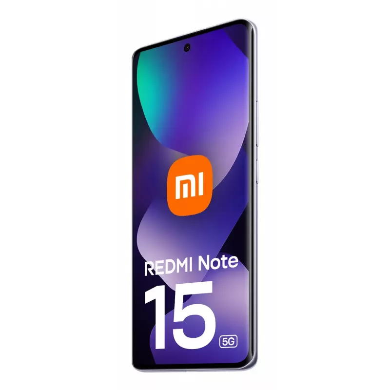 Viedtālrunis Xiaomi Redmi Note 15 5G — Snapdragon 6 Gen 3, 8 GB RAM, 256 GB, 6.67 collu FHD+, 108 MP, 5520 mAh, Violeta