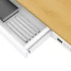 Elektriski regulējams augstuma galds ActiveJet ET119W-C 140x70 cm — 1 motors, augstums 725–1225 mm, balts/ozols
