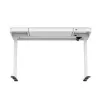 Elektriski regulējams augstuma galds ActiveJet ET119W-C 140x70 cm, gājiens 50 cm, slodze 45 kg, balts