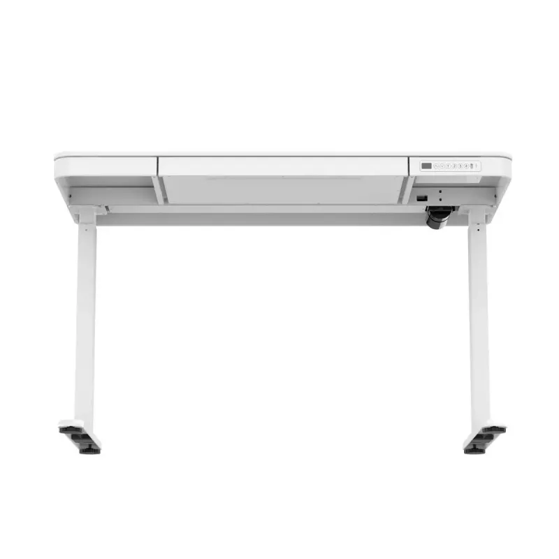Elektriski regulējams augstuma galds ActiveJet ET119W-C 140x70 cm, gājiens 50 cm, slodze 45 kg, balts