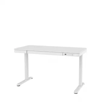 Elektriski regulējams augstuma galds ActiveJet ET119W-C 140x70 cm, gājiens 50 cm, slodze 45 kg, balts