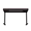 Aktīvā galds ActiveJet ET119W-C elektriski regulējams 140x70 cm melns/valrieksts ar USB-A un USB-C portiem