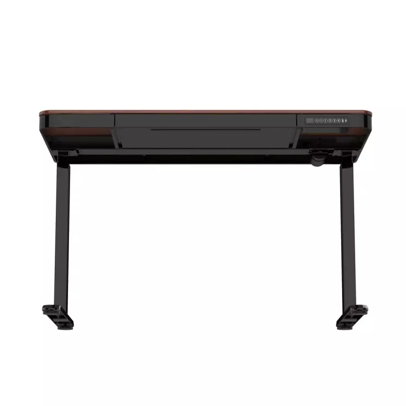 Aktīvā galds ActiveJet ET119W-C elektriski regulējams 140x70 cm melns/valrieksts ar USB-A un USB-C portiem