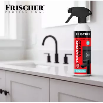Tīrīšanas šķidrums FRISCHER melnajiem furnitūras elementiem 0,5 L smidzināšanas pudele