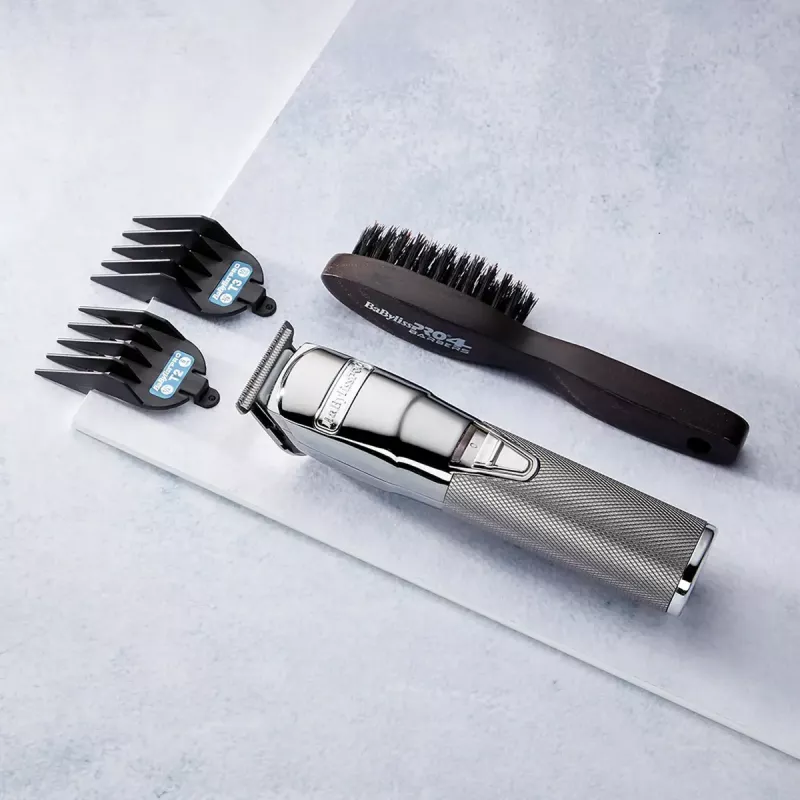BaByliss CHROMFX FX8700E bezvadu matu griezējmašīna, hromēta