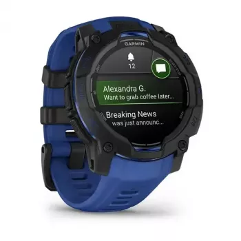 GARMIN Instinct 3 AMOLED 1.2 collu GPS viedpulkstenis, 45 mm korpuss, 390x390 displejs, 10 ATM, Li-Ion akumulators