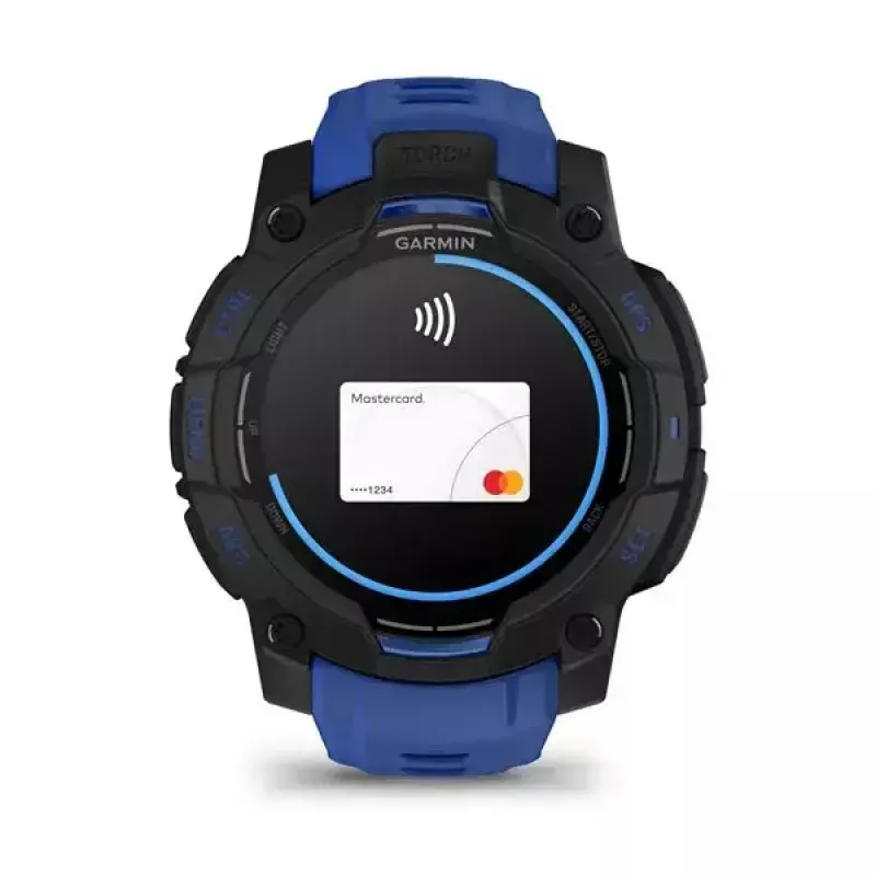 GARMIN Instinct 3 AMOLED 1.2 collu GPS viedpulkstenis, 45 mm korpuss, 390x390 displejs, 10 ATM, Li-Ion akumulators