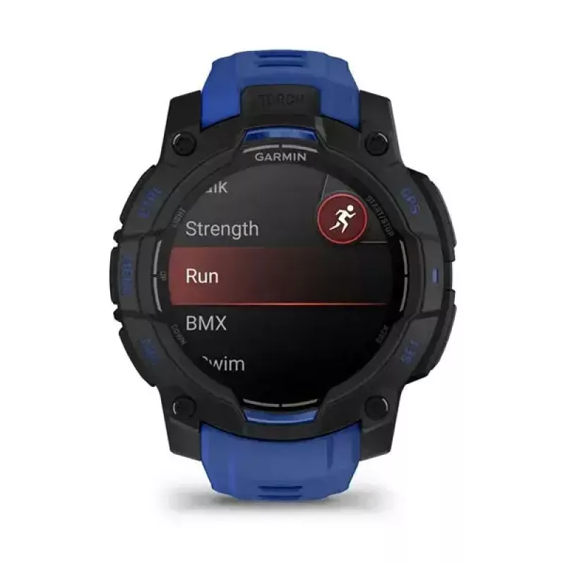 GARMIN Instinct 3 AMOLED 1.2 collu GPS viedpulkstenis, 45 mm korpuss, 390x390 displejs, 10 ATM, Li-Ion akumulators