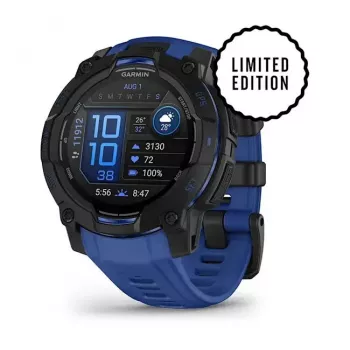 GARMIN Instinct 3 AMOLED 1.2 collu GPS viedpulkstenis, 45 mm korpuss, 390x390 displejs, 10 ATM, Li-Ion akumulators
