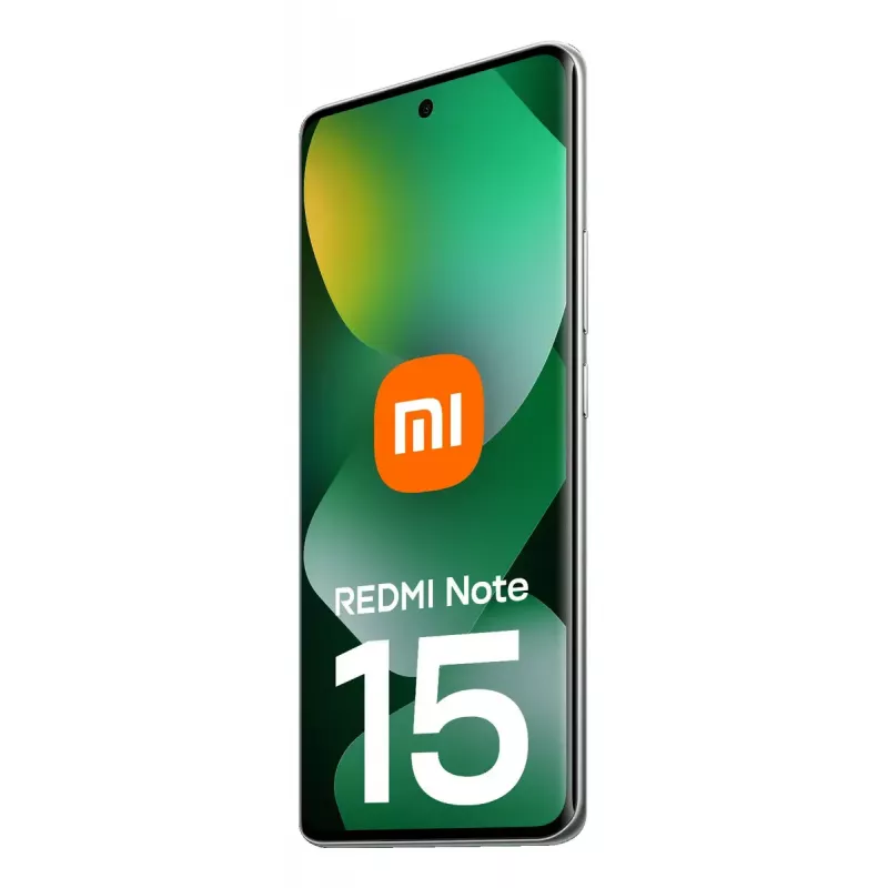 Viedtālrunis Xiaomi Redmi Note 15 — 6.77 collu AMOLED, 8 GB RAM, 128 GB, 6000 mAh, 108 MP, IP64, Meža zaļš