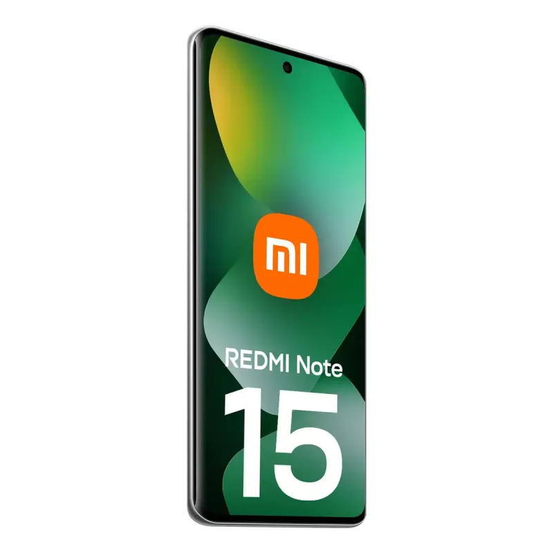 Viedtālrunis Xiaomi Redmi Note 15 — 6.77 collu AMOLED, 8 GB RAM, 128 GB, 6000 mAh, 108 MP, IP64, Meža zaļš