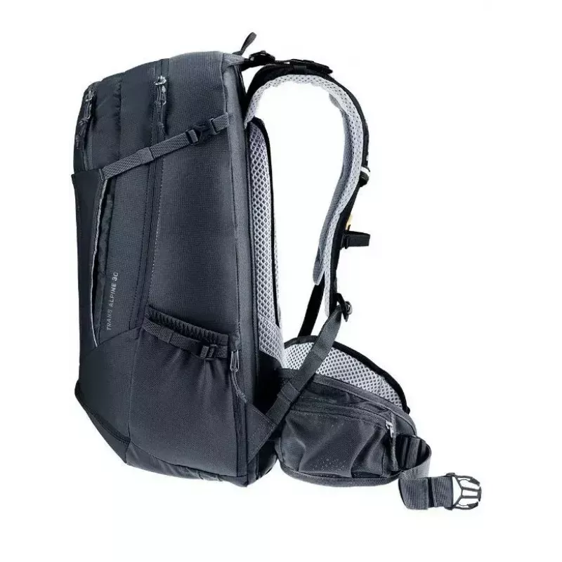 Mugursoma DEUTER Trans Alpine 30 — 30L velomugursoma, melna