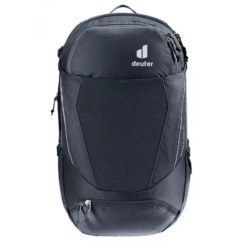Mugursoma DEUTER Trans Alpine 30 — 30L velomugursoma, melna