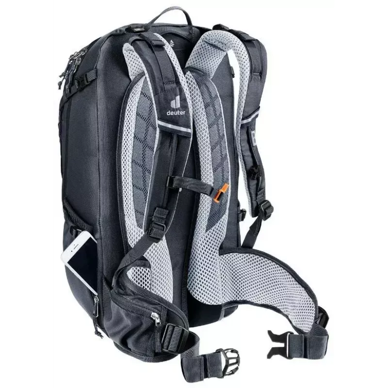 Mugursoma DEUTER Trans Alpine 30 — 30L velomugursoma, melna