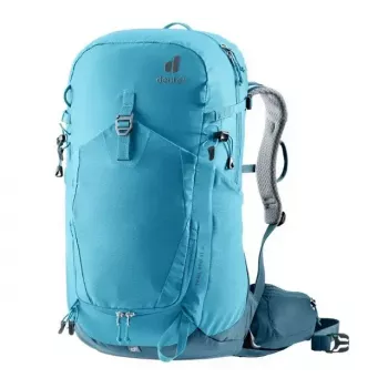 Mugursoma DEUTER Trail PRO 31 SL — sieviešu pārgājienu mugursoma, 31 L, viegla, izturīga, zila