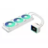 ASROCK Challenger 360 Digital ARGB White — 360 mm šķidruma dzesētājs, digitālais ARGB apgaismojums, balts korpuss