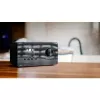 Interneta radio Krüger&Matz KM0816.1 — Melns, Bluetooth 5.2, FM, 2×7W, 430 preseti, tālvadība, 3.5 mm austiņas
