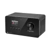 Interneta radio Krüger&Matz KM0816.1 — Melns, Bluetooth 5.2, FM, 2×7W, 430 preseti, tālvadība, 3.5 mm austiņas