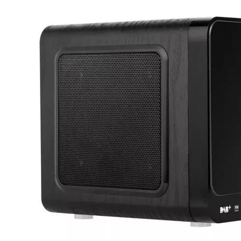 Interneta radio Krüger&Matz KM0816.1 — Melns, Bluetooth 5.2, FM, 2×7W, 430 preseti, tālvadība, 3.5 mm austiņas