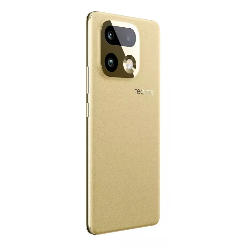 Viedtālrunis REALME realme 16 Pro+ — 6,8 collu (17,3 cm) 1280×2800, Snapdragon 7 Gen 4, 12 GB RAM, 512 GB, 200 MP, 7000 mAh, Zelts