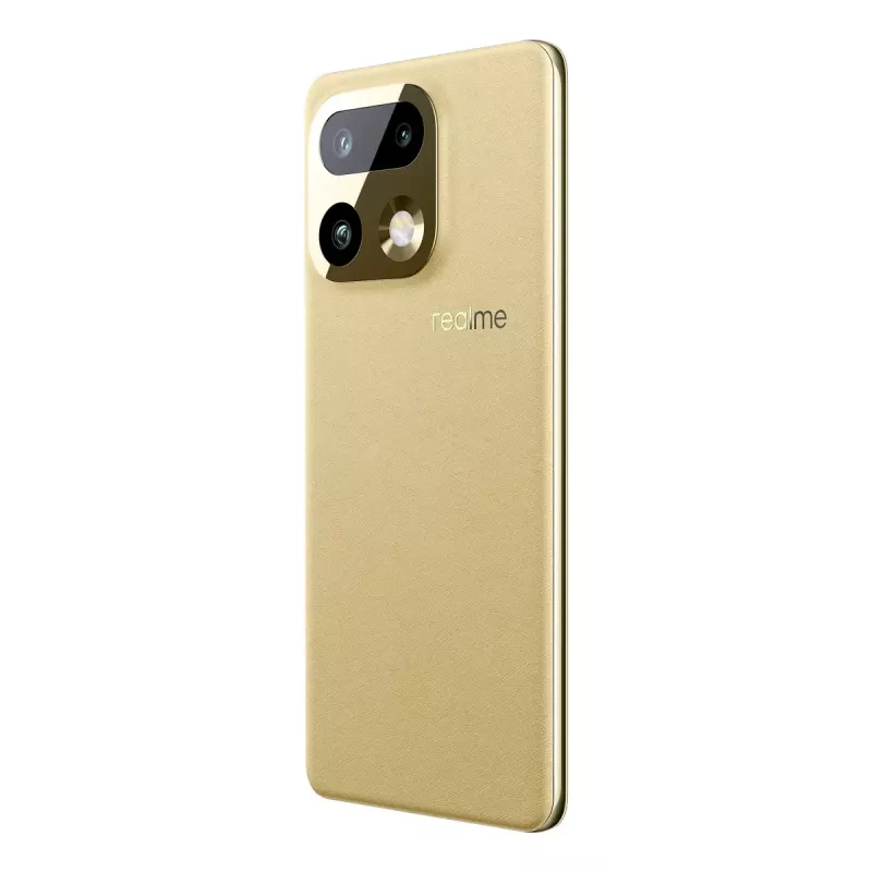 Viedtālrunis REALME realme 16 Pro+ — 6,8 collu (17,3 cm) 1280×2800, Snapdragon 7 Gen 4, 12 GB RAM, 512 GB, 200 MP, 7000 mAh, Zelts