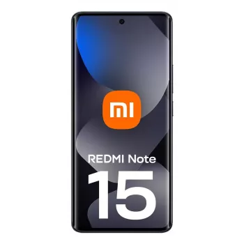 Viedtālrunis Xiaomi Redmi Note 15 — 6,77 collu (17,2 cm) displejs, Helio G100 Ultra 2 GHz, 8 GB RAM, 256 GB, 108 MP trīskāršā kamera, 6000 mAh, Melns