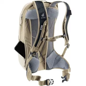 Mugursoma DEUTER Race Air 10 — viegla 10 L riteņbraukšanas mugursoma, alumīnijs/greistons
