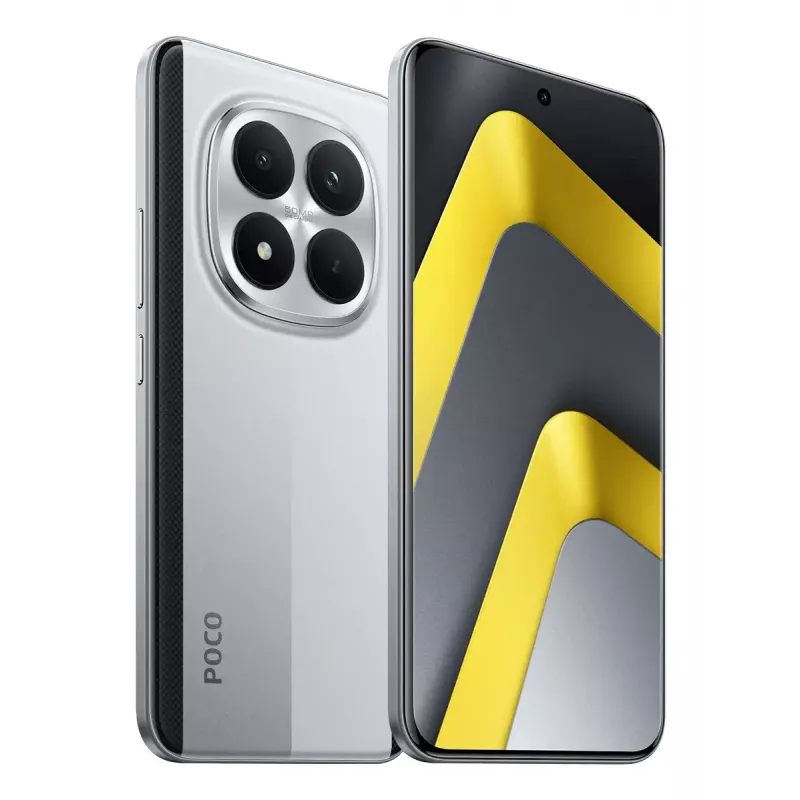 Viedtālrunis POCO M8 Pro 5G — 6.83 collu (17.4 cm) displejs, Snapdragon 7s Gen 4, 8 GB RAM, 256 GB, 6500 mAh, Sudrabs