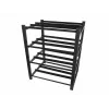 Bateriju plaukts LANBERG OR01-830650-304-BK — 830×650 mm, 3 rindas, 4 līmeņi