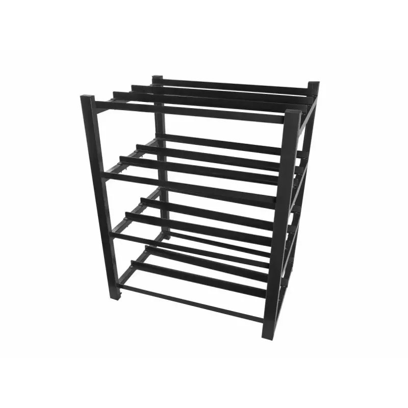 Bateriju plaukts LANBERG OR01-830650-304-BK — 830×650 mm, 3 rindas, 4 līmeņi