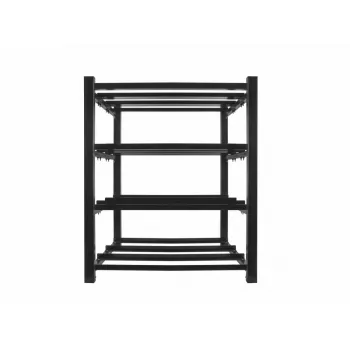 Bateriju plaukts LANBERG OR01-830650-304-BK — 830×650 mm, 3 rindas, 4 līmeņi