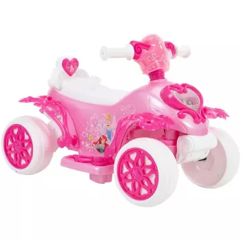 Bērnu elektriskais kvadracikls HUFFY 19055W 6V akumulators rozā