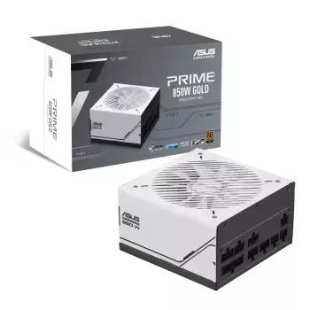 ASUS Prime 850W Gold (AP-850G) barošanas bloks 20+4 pin ATX ATX Melns, Balts