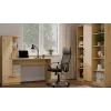 Rakstāmgalda un plauktu komplekts COSMO Oak Artisan – Darba virsma 115×50 cm, Platums 1430 mm, Augstums 1400 mm, Dziļums 500 mm, 1 atvilktne