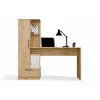 Rakstāmgalda un plauktu komplekts COSMO Oak Artisan – Darba virsma 115×50 cm, Platums 1430 mm, Augstums 1400 mm, Dziļums 500 mm, 1 atvilktne