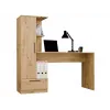Rakstāmgalda un plauktu komplekts COSMO Oak Artisan – Darba virsma 115×50 cm, Platums 1430 mm, Augstums 1400 mm, Dziļums 500 mm, 1 atvilktne