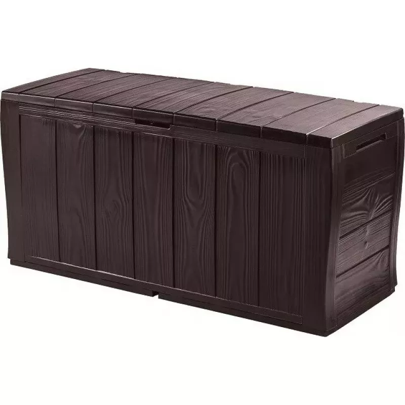 Uzglabāšanas kaste Keter Sherwood Rectangular Brūna Sveķi 270L 1170mm
