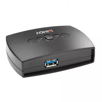Lindy 2 Portu USB 3.0 Slēdzis