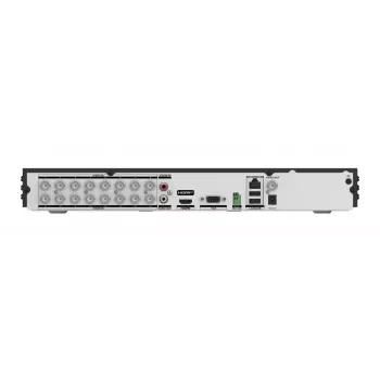 Digitālais video reģistrators Hikvision IDS-7216HUHI-M2/XT — 16 kanālu DVR, 4K (3840×2160), H.264/H.265, SATA HDD līdz 12 TB, Gigabit Ethernet, 12 V DC