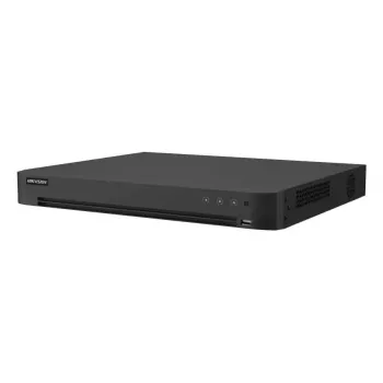 Digitālais video reģistrators Hikvision IDS-7216HUHI-M2/XT — 16 kanālu DVR, 4K (3840×2160), H.264/H.265, SATA HDD līdz 12 TB, Gigabit Ethernet, 12 V DC