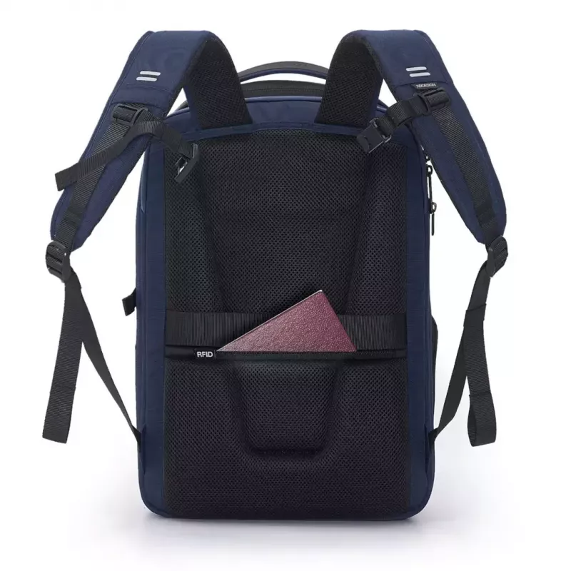 Mugursoma klēpjdatoram XDDESIGN Bizz Navy ūdensizturīga viegla P705.935