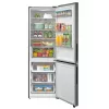 Brīvi stāvošs kombinētais ledusskapis Midea MDRB548MME46, 401 L — No Frost, 271 L ledusskapis / 130 L saldētava, 186 cm, 35 dB, Energoklase E, pelēks