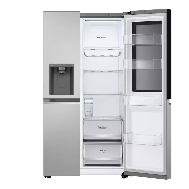 Saldētavas-ledusskapis LG GSGV81PYLL, 635 L, metāliski sudraba