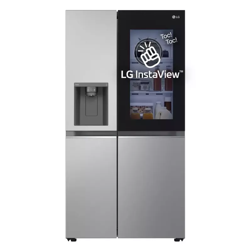 Saldētavas-ledusskapis LG GSGV81PYLL, 635 L, metāliski sudraba