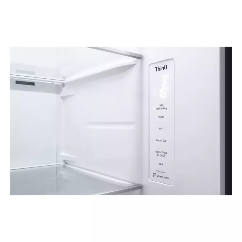 Saldētavas-ledusskapis LG GSGV81PYLL, 635 L, metāliski sudraba