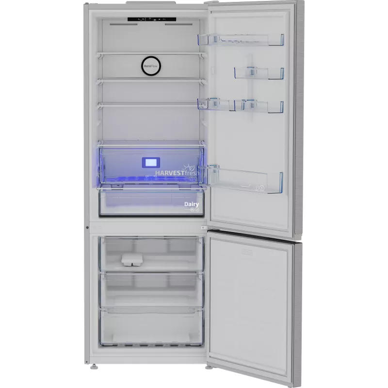Beko B3RCNE564HXB ledusskapis-saldētājs brīvstāvošs 490 L Sudrabs